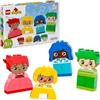 LEGO DUPLO Forti Sentimenti ed Emozioni, Giochi per Bambini e Bambine da 1.5 Anni in su, Giocattolo Impilabile e Personalizzabile con 23 Mattoncini Colorati e 4 Personaggi 10415