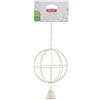 ZOLUX Palla per fieno in metallo da appendere, diametro 10 cm, beige