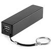 Generico power bank Batteria esterna Usb cellulare Tablet portatile Smartphone cavo Corda (NERO)
