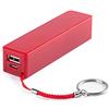 Generico power bank Batteria esterna Usb cellulare Tablet portatile Smartphone cavo Corda (ROSSO)