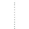 Esschert Design Catena per acqua piovana in truciolato verde, in ferro, 7,9 x 7,9 x 254,0 cm