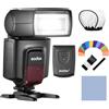 GODOX TT560II Flash elettronico universale sulla fotocamera Speedlite GN38 Standard Hot Shoe 2.4G Trigger wireless con modalità M/S1/S2 con trasmettitore trigger compatibile con Canon Sony Nikon