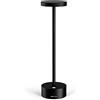 Madrigal Stiletto - IP54 Interno/esterno - USB-C - Lampada LED Ricaricabile da Tavolo senza fili - Luce Regolabile in 2 intensità - Casa e Ristorante