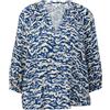 s.Oliver Camicia Maniche a 3/4, Blu, 38 Donna
