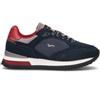 HARMONT&BLAINE Sneaker uomo blu in suede