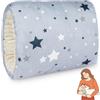Aolso Cozy Culla, cuscino per allattamento al seno, cuscino per allattamento al seno, cuscino per allattamento al seno per bambini, cuscino di supporto per la testa per allattamento al seno-Stella