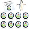SKHAOVS 8 Pezzi A Little Pocket Penguin Hug, Mini Animal Pocket Hug, Pocket Penguin Hug, Ornamento Ricordo, Mini Giocattolo Pinguino, Incoraggiare Il Regalo per Amici, Amanti