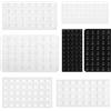 XIHIRCD 304pz Punti in Rilievo per Non Vedenti, Stili Assortiti Ausili alla Lettura per Non Vedenti Tattili in Rilievo Adesivi Braille con Punti in Rilievo Miglior Regalo per Ipovedenti Anziani
