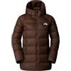 The North Face NF0A7Z9R1OI1 W HYALITE DOWN PARKA - EU Giacca Donna SMOKEY BROWN Taglia M