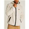 Tommy Jeans Tommy Tjm Reg Badg Teddy Zip T Newsp Orsetto Zip Capp Panna Uomo