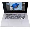 Dakexiong Cover Tastiera Ultra Sottile Trasparente per MacBook Pro 13 pollici M2 M1 2023 2022 2021 2020 A2338 A2289 A2251 Touch Bar, Cover Tastiera Trasparente per MacBook Pro 16 pollici 2020 2019 A2141