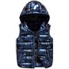 Heavyoff Bambino Piumino Senza Maniche Gilet con Cappuccio Bambini Piumini con Cappuccio Cappotto Imbottito Senza Manica da Bambini Zip Up Giubbotto Invernale, 11-12 Anni