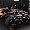 Icinger Power Completo Biancheria da Letto per Adulti - Set da 3 Pezzi - Nero E Rosa - 220x240 Cm