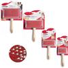 Camon Cardatore con Manico in Legno, Denti in Acciaio e Punte Arrotondate 120 x 60 mm | Misura M - B781/C - Camon - Cardatore con Manico in Legno, Denti in Acciaio e Punte Arrotondate - M 12 x 6 Cm