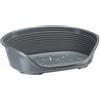 Ferplast Cuccia in Plastica Siesta Deluxe 6 - Grigio Scuro - Ferplast - Cuccia in Plastica Siesta Deluxe Grigio Scuro - Mis. 6: L 70,5 x W 52 x H 23,5 - Grigio Scuro