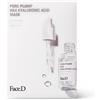 FACED Viso Pure Plump HA4 Hyaluronic Acid Mask 5pz - Maschera Anti-età