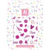 HI HYBRID Nails sticker KISS #01 - Accessori Unghie