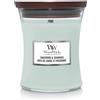 Woodwick Hourglass Candles Sagewood & Seagrass 275g - Candela Profumata