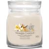 YANKEE CANDLE Signature Jar Candles Vanilla Crème Brûlée 368g - Candela Profumata