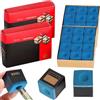ZDL Gesso Biliardo Scatola,24 Pezzi Gessetti per Tacchetti da Biliardo,Gesso Stecca Blu,Gessetti Biliardo,Gesso da Biliardo,Gessetto da Biliardo,Pool Cue Cubes,per Appassionati e Professionisti