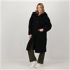 Caterina Lancini Cappotto teddy con cappuccio e tasche