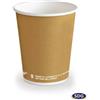 scatolificio del garda Bicchiere 3oz (85ml) Avana in cartoncino Bio Scatolificio del Garda Avana conf. 50 pezzi - 300-63-S