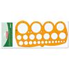 arda Maschera per cerchi ARDA con smusso mm.1-55/80 polistirolo arancio bordo tirachina - 7126