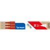 pilot Refill penne a sfera Pilot Frixion Ball e Clicker 0,7 mm rosso Set 3 pezzi - 006658