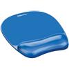 Fellowes Mousepad con poggiapolsi Crystals Gel blu - 9114120