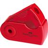 faber-castell Temperamatite 1 foro Faber-Castell Sleeve con serbatoio - colore rosso/blu - 182711