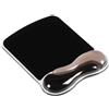 KENSINGTON Tappetino mouse con poggiapolsi a onda Duo Gel, nero/fumè, 62399
