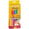 koh-i-noor Astuccio matite colorate KOH-I-NOOR Legno 12pz - DH3312