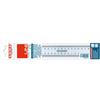 arda Doppio decimetro ARDA Linea Uni plastica fume' ottico trasparente 20 cm 283SS