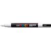uni-ball Marcatore a tempera POSCA Uni-Ball punta tonda 0,9-1,3 mm bianco M PC3M BI