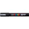 uni-ball Marcatore a tempera POSCA Uni-Ball punta tonda 1,8-2,5 mm argento M PC5M ARG
