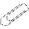 Q-Connect Fermagli Q-Connect filo d'acciaio nichelato n. 1 20 mm conf. da 100 - KF01306