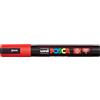 uni-ball Marcatore a tempera POSCA Uni-Ball punta tonda 1,8-2,5 mm rosso M PC5M R