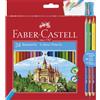 faber-castell Matite colorate Faber-Castell Eco Il Castello Conf. 24 + 3 Bicolor - 110324