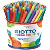 giotto Pennarelli GIOTTO Turbo Color punta fine 2,8 mm assortiti barattolo da 96 - 521500