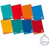 one color Quaderno Maxi One Color 100 Gr Didattico A4 - rigatura 0A - colori assortiti - 18+1 fogli - 7041