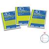 blasetti Ricambi rinforzati Blasetti in carta bianca usomano con 4 fori rinforzati in plastica 80 g/m² A4 C conf.40 - 2332