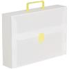 dispaco Valigetta portadocumenti DISPACO a una chiusura polionda cannettato bianco trasparente 27x38 cm dorso 8 cm - EURO8T