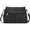 Roncato Borsa a spalla 3 comp. nero pacific
