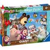 RAVENSBURGER PUZZLE RAVENSBURGER PUZZLE 24 PZ PAVIMENTO MASHA E ORSO