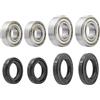 Mabutingti Kit cuscinetti e paraoli ruota anteriore compatibile con Yama-ha Raptor 700 660 350 250 125 Banshee 350 Warrior 350 YFZ450 Bear Tracker 250 Big Bear 250 Bruin 250 Blaster 200