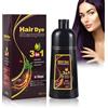 Beslibate 500ML Shampoo Colorante per Capelli 3 in 1, Shampoo Colorato, Shampoo Colorante per Viola, Shampoo Colorante Istantaneo (500ML) Shampoos