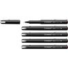 STABILO dr!ver - Fineliner Premium - Tratto Fine (0,4 mm) - Confezione da 5 - Rosso