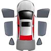 SANSANS Parasole Auto Bambini per Audi A3 (8Y) 2021-, Tendine Parasole Auto Finestrini Laterali Tende Oscuranti Vetri Auto Auto Block Raggi UV Anti-Zanzara,7pcs-wholecar