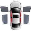 SANSANS Parasole Auto Bambini per Audi A3 (8Y) 2021-, Tendine Parasole Auto Finestrini Laterali Tende Oscuranti Vetri Auto Auto Block Raggi UV Anti-Zanzara,4pcs-doors-window