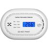 XINDUM Rilevatore di Monossido di Carbonio,10 Anni di Batterie Incluse,Rivelatore di CO con Schermo LCD,Funzione Test/Mute,Standard EN 50291,
